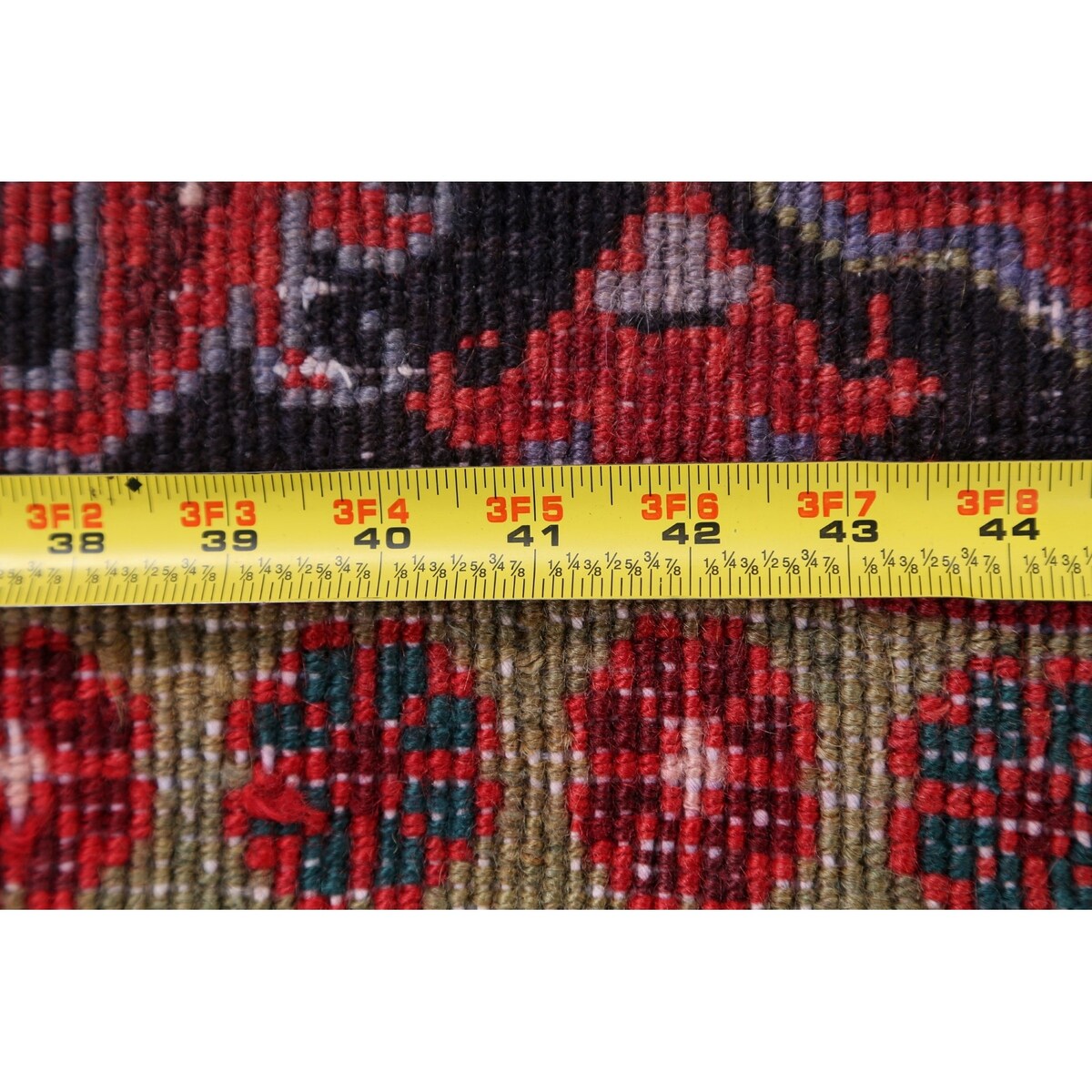 Floral Heriz Persian Area Rug Wool Hand-Knotted Living Room Carpet - 7'6" x 9'6"