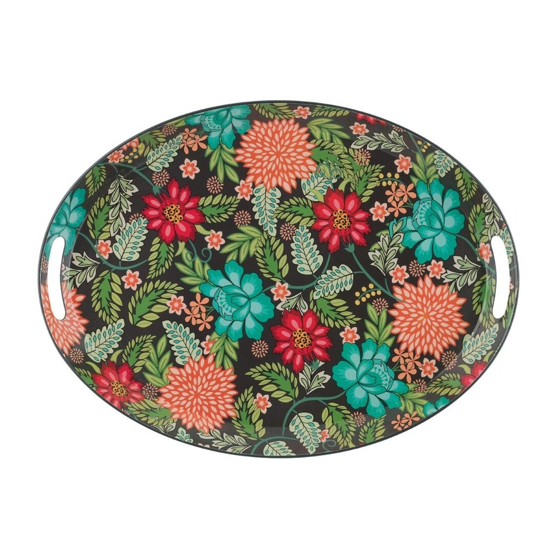 Floral Home Entertaining - Tray Set/2