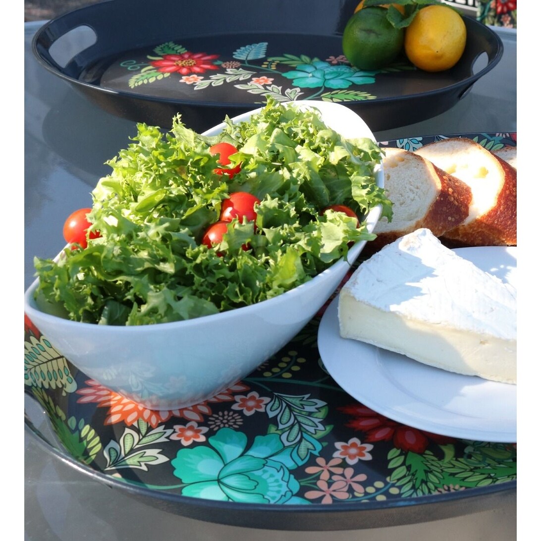 Floral Home Entertaining - Tray Set/2