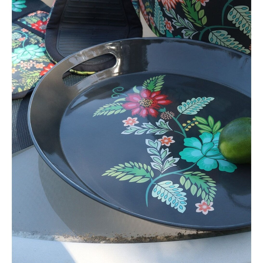 Floral Home Entertaining - Tray Set/2