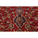 Floral Kashan Persian Traditional Area Rug Hand-knotted Wool Carpet - 9'10" x 13'4"