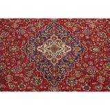 Floral Kashan Persian Traditional Area Rug Hand-knotted Wool Carpet - 9'10" x 13'4"