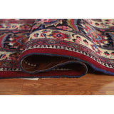 Floral Mashad Persian Large Vintage Rug Handmade Wool Carpet - 10'3" x 15'10"
