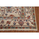 Floral Oushak Indian Area Rug Handmade Wool Carpet - 8'0"x 10'3"