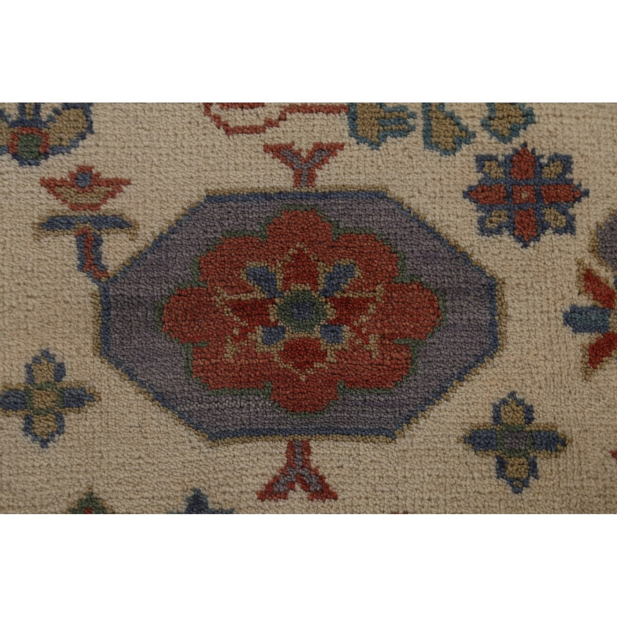 Floral Oushak Indian Area Rug Handmade Wool Carpet - 8'0"x 10'3"