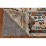 Floral Oushak Indian Area Rug Handmade Wool Carpet - 8'0"x 10'3"