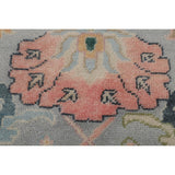 Floral Oushak Indian Area Rug Handmade Wool Carpet - 8'1" x 10'2"