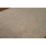 Floral Oushak Turkish Area Rug Handmade Vegetable Dye Wool Carpet - 8'0"x 9'9"