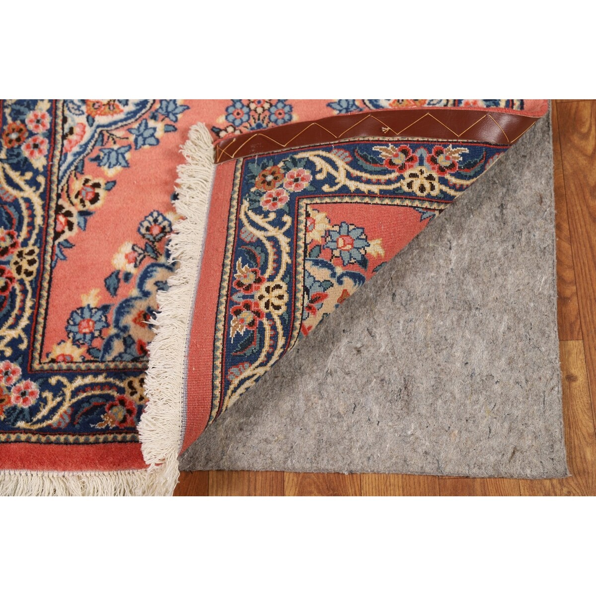 Floral Sarouk Persian Runner Rug Hand-Knotted Wool Carpet - 2'5"x 12'1"