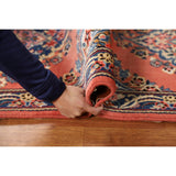 Floral Sarouk Persian Runner Rug Hand-Knotted Wool Carpet - 2'5"x 12'1"