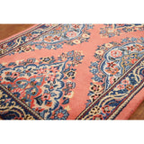 Floral Sarouk Persian Runner Rug Hand-Knotted Wool Carpet - 2'5"x 12'1"