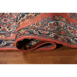 Floral Sarouk Persian Runner Rug Hand-Knotted Wool Carpet - 2'5"x 12'1"