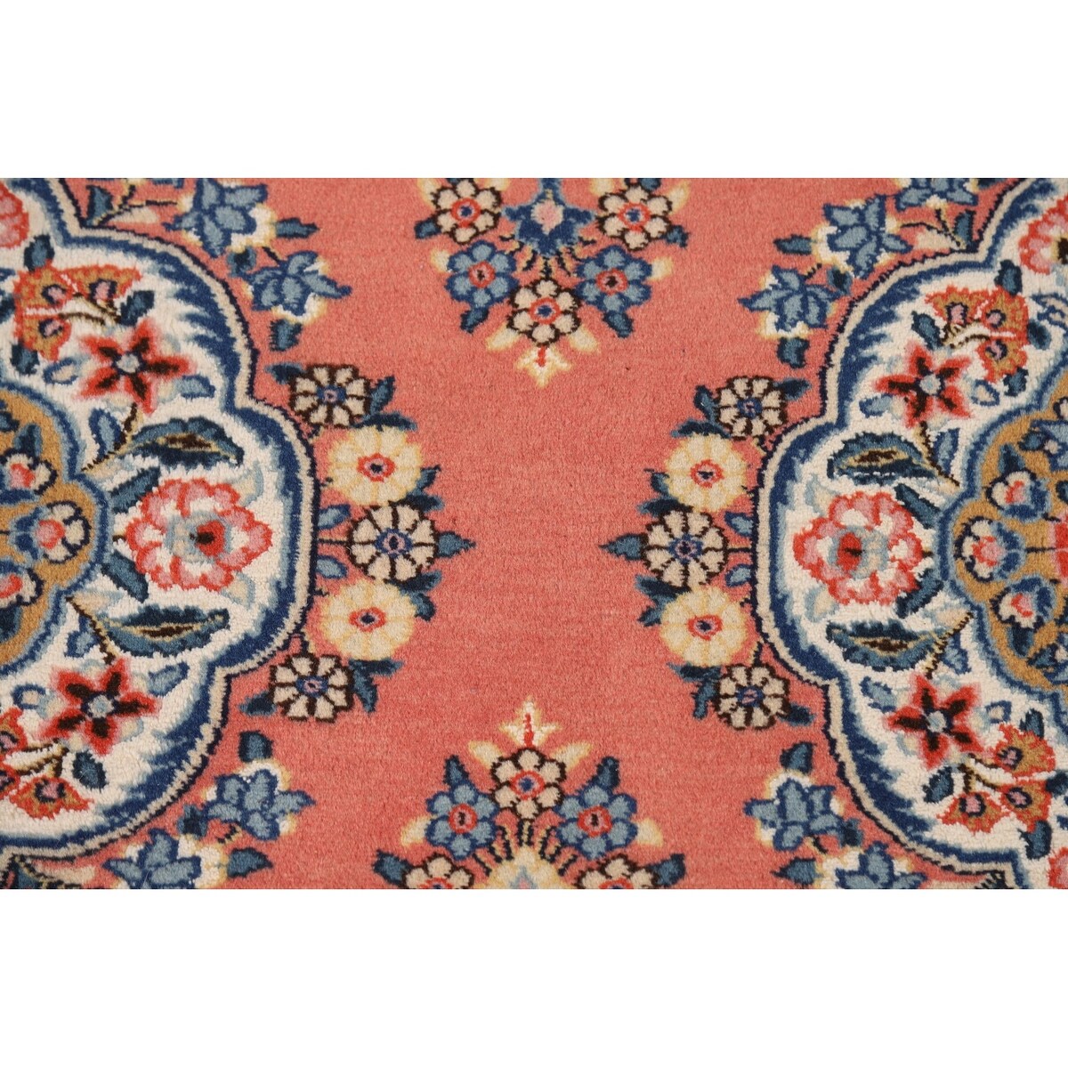 Floral Sarouk Persian Runner Rug Hand-Knotted Wool Carpet - 2'5"x 12'1"