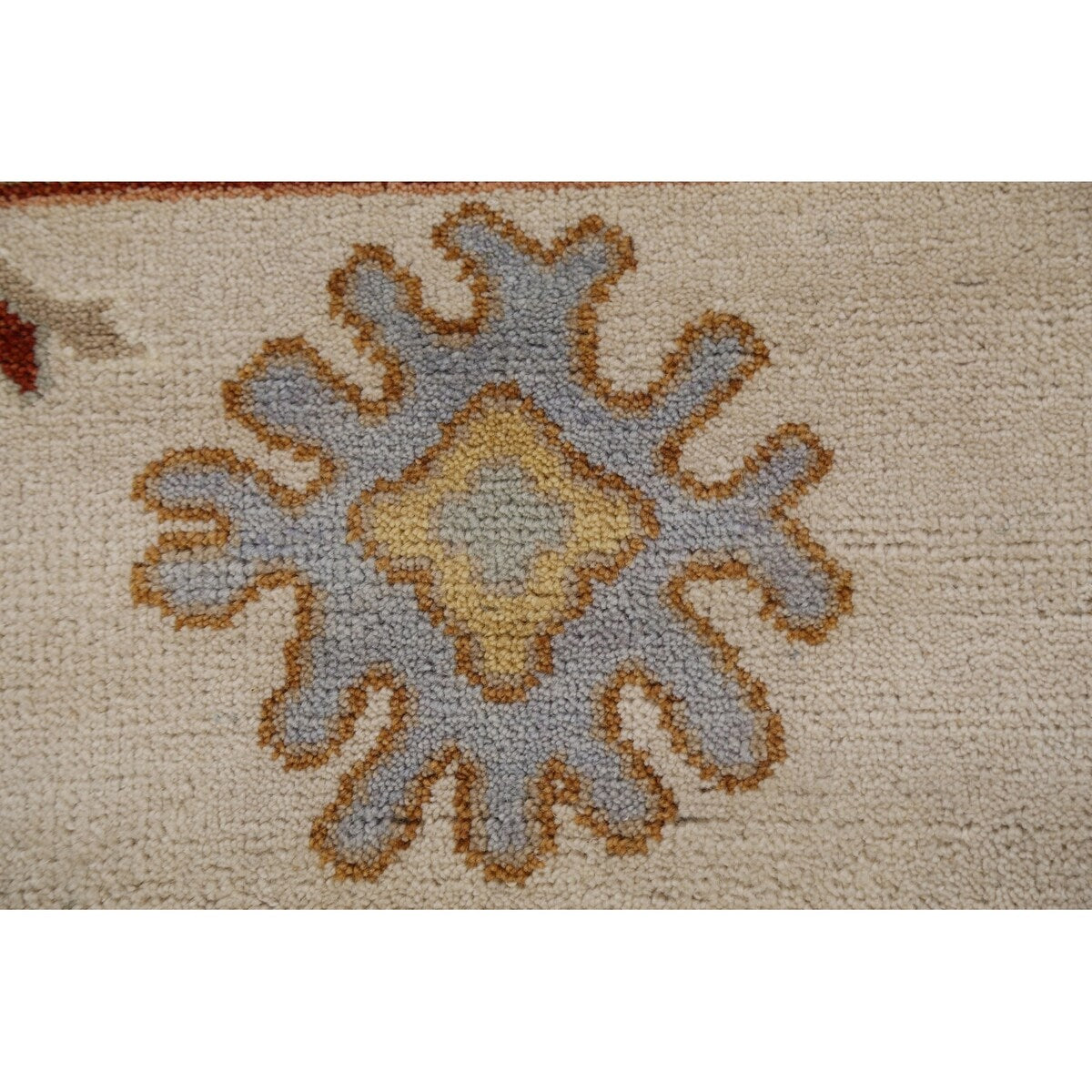 Floral Traditional Oushak Oriental Area Rug Hand-knotted Wool Carpet - 8'2" x 9'8"