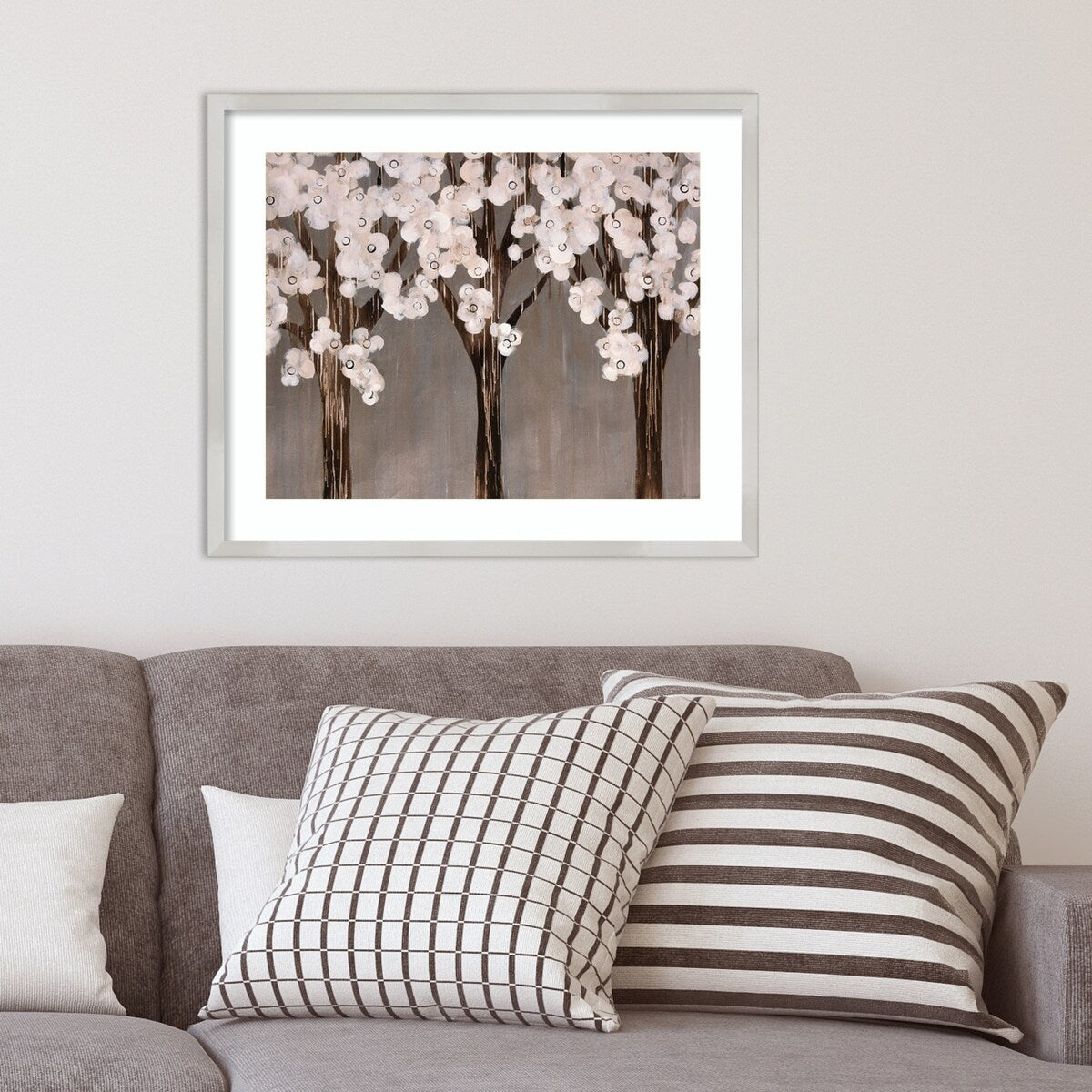 Floral Wonderland by Sydney Edmunds Wood Framed Wall Art Print