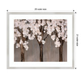 Floral Wonderland by Sydney Edmunds Wood Framed Wall Art Print
