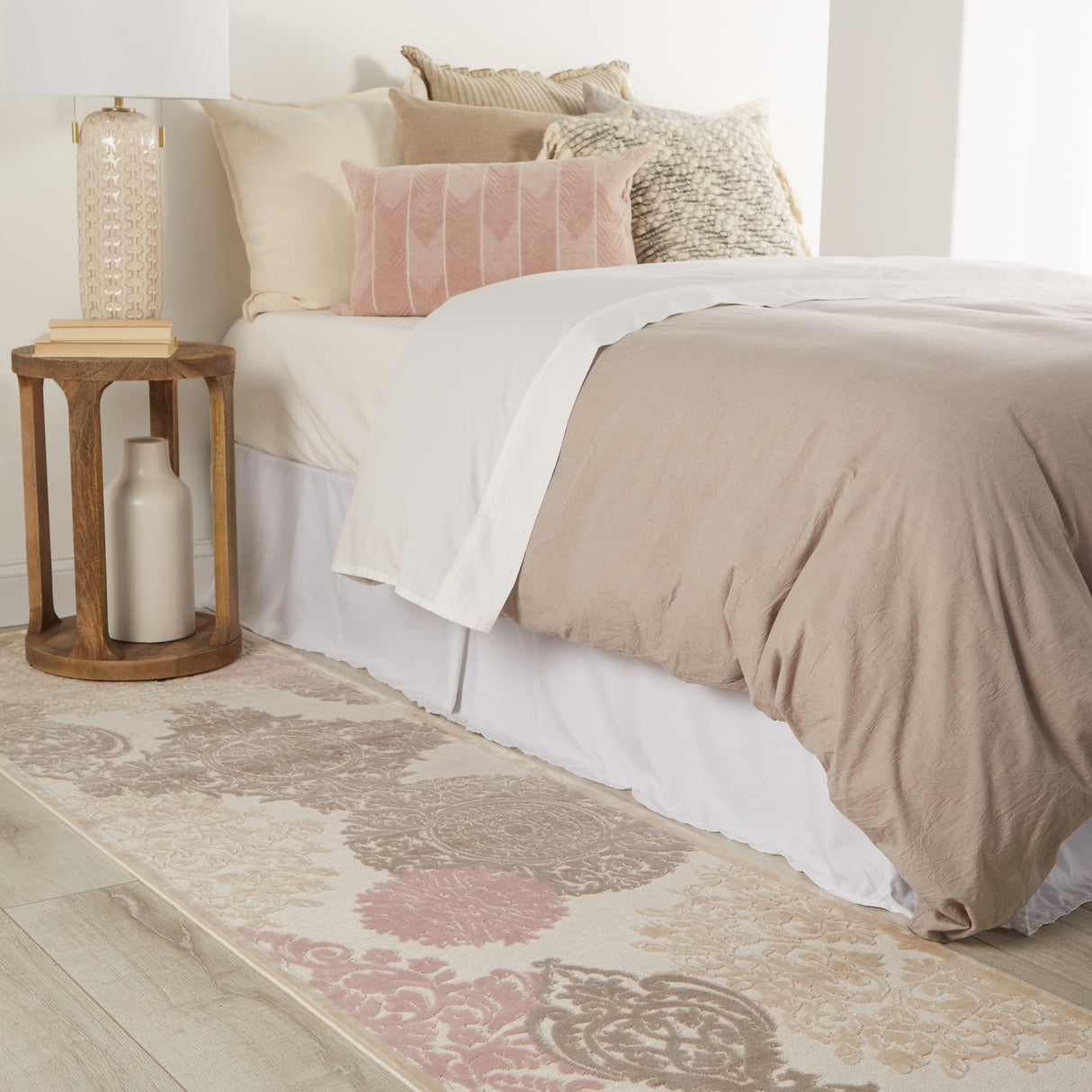 Florence Damask Area Rug