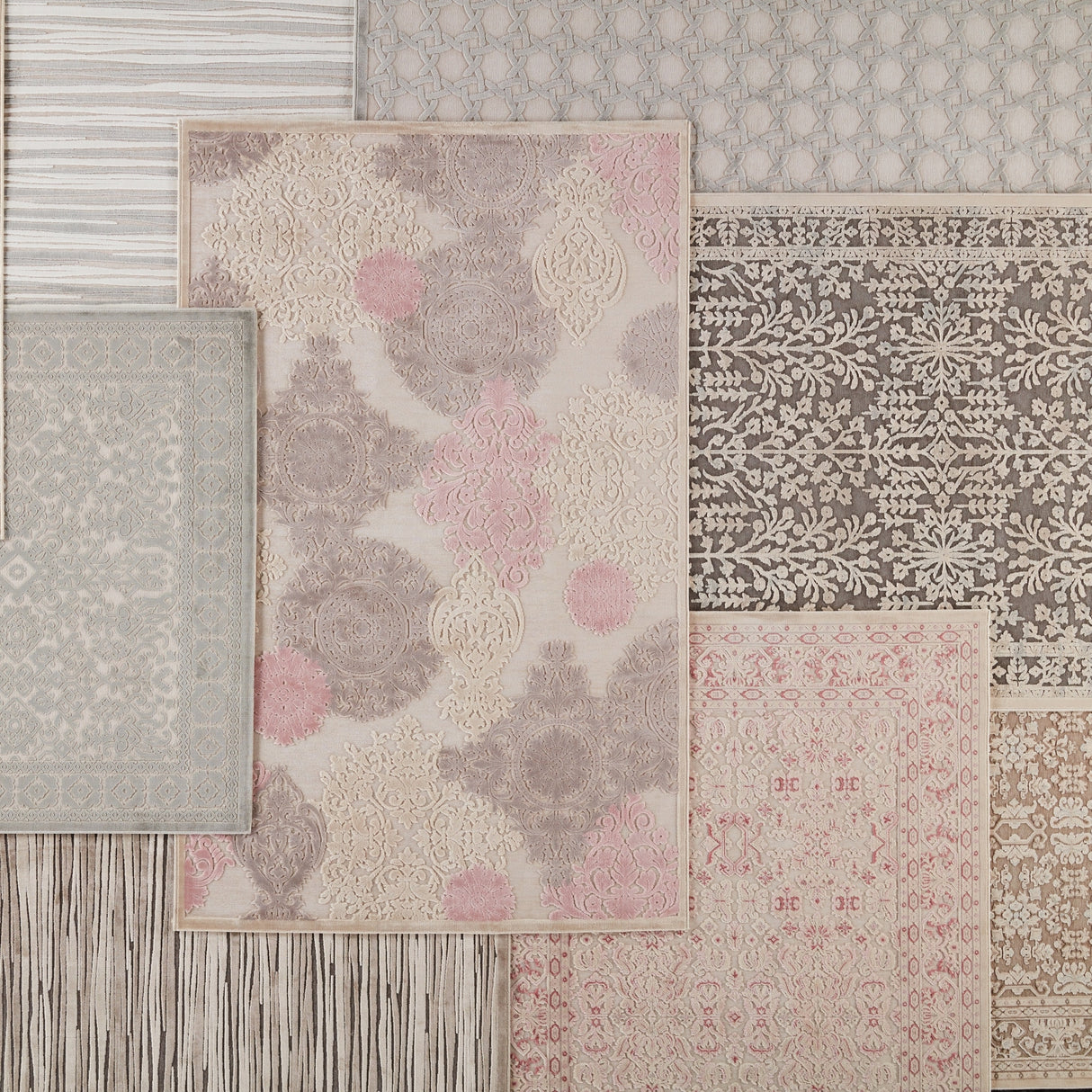 Florence Damask Area Rug