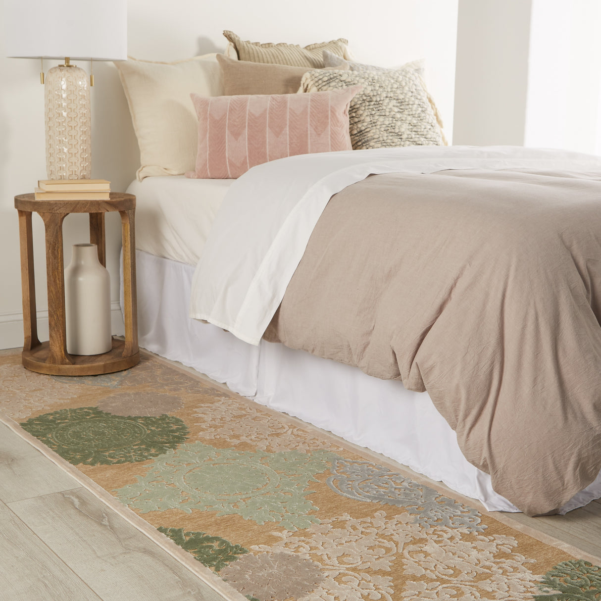 Florence Damask Area Rug
