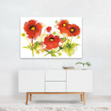 Flores Rojas VI Painting Floral Botanical Nature Art Print/Poster