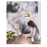 Flos Arco Floor Round (Brush Gold Finish) - H57"x W28"x D9.8"