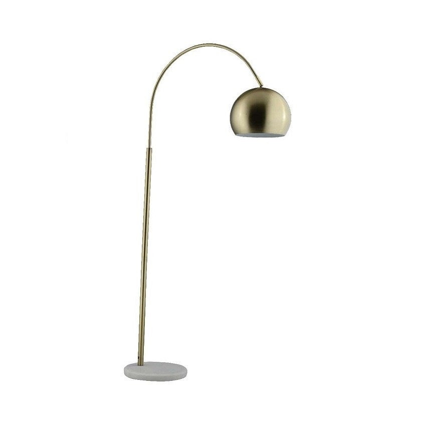 Flos Arco Floor Round (Brush Gold Finish) - H57"x W28"x D9.8"