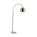 Flos Arco Floor Round (Brush Gold Finish) - H57"x W28"x D9.8"