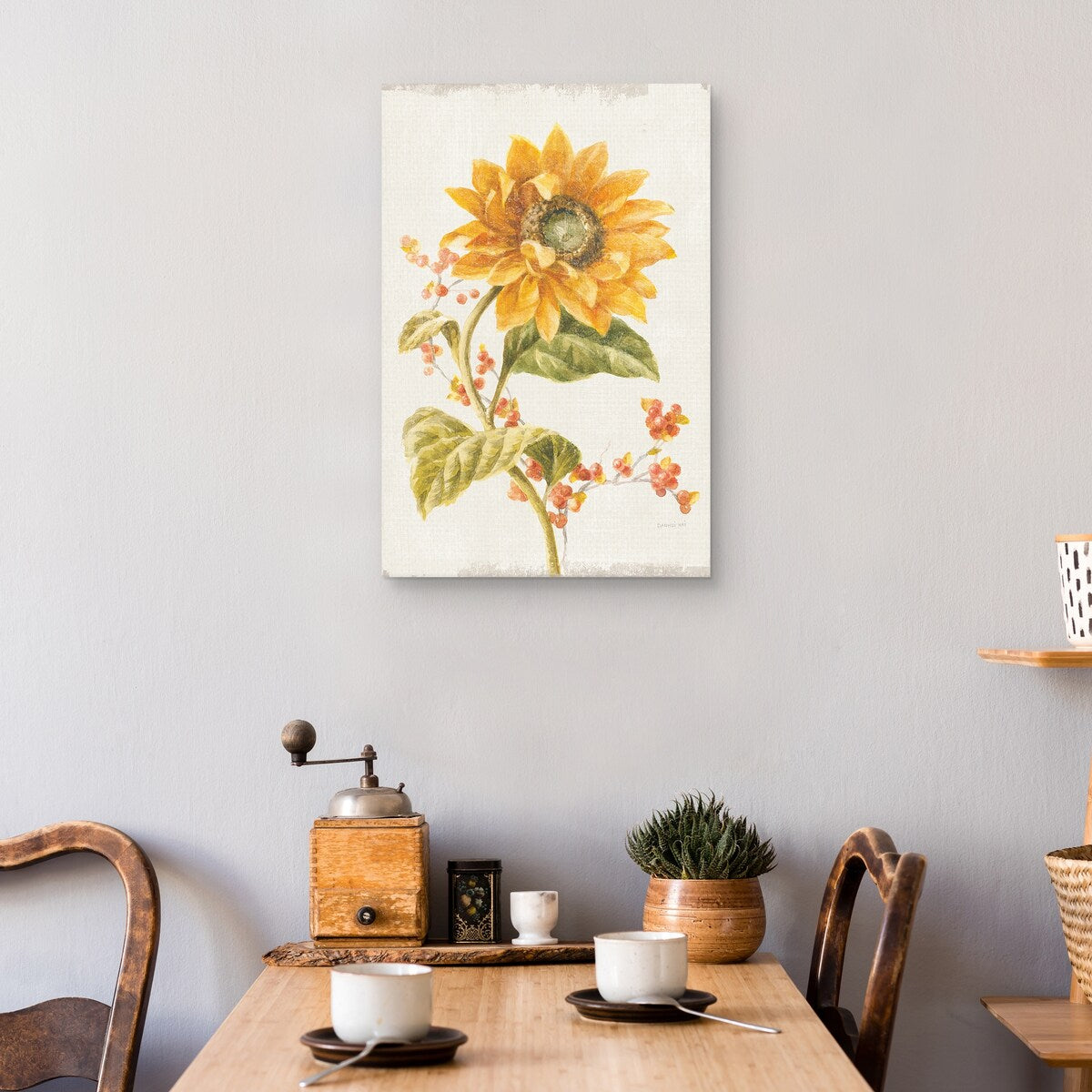 Floursack Autumn I by Danhui Nai Canvas Art Print