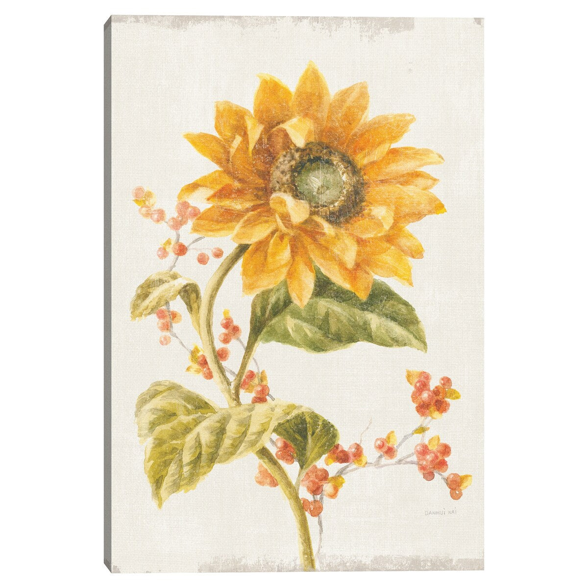 Floursack Autumn I by Danhui Nai Canvas Art Print