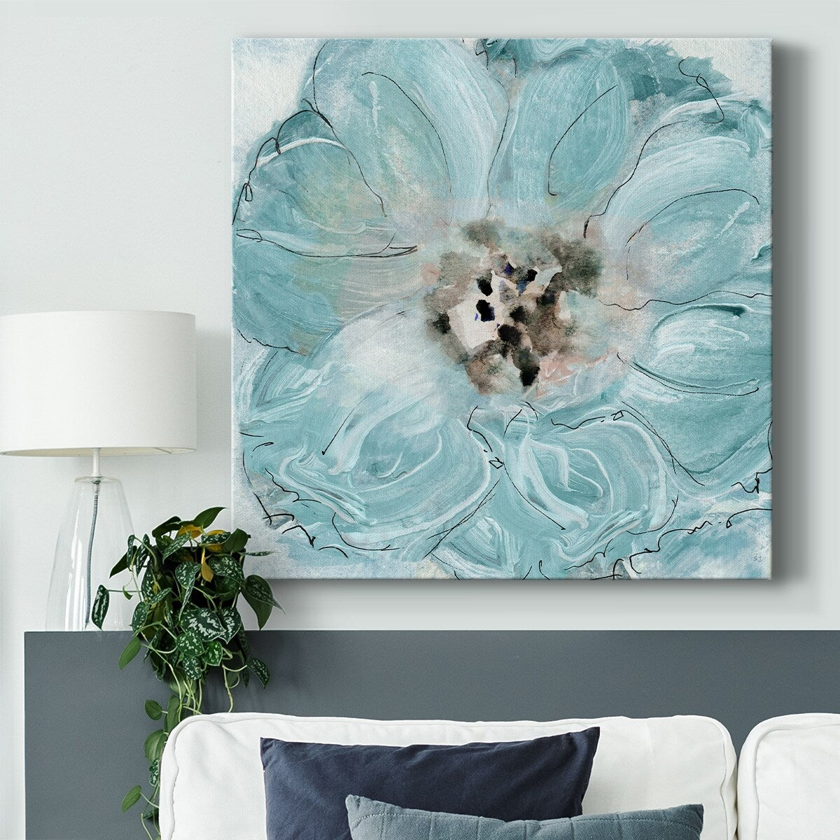 Flower Portrait II-Gallery Wrapped Canvas