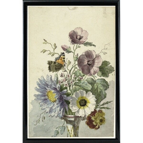 Flowers Eight-VINAPP130716 Framed Print 21"x14" by Vintage Apple Collection