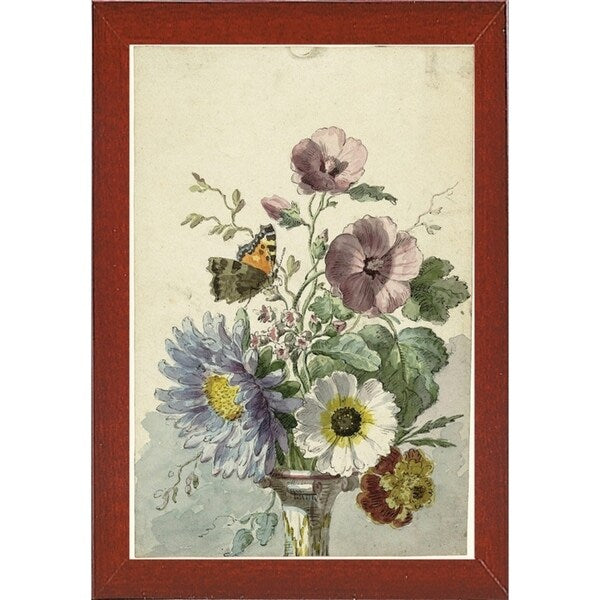 Flowers Eight-VINAPP130716 Framed Print 21"x14" by Vintage Apple Collection