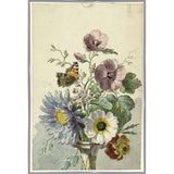 Flowers Eight-VINAPP130716 Framed Print 21"x14" by Vintage Apple Collection
