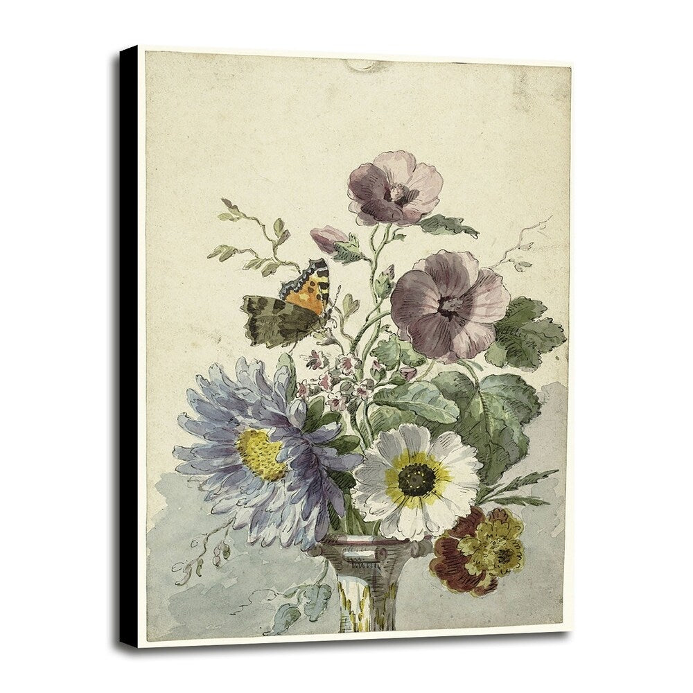 Flowers Eight-VINAPP130716 Framed Print 21"x14" by Vintage Apple Collection