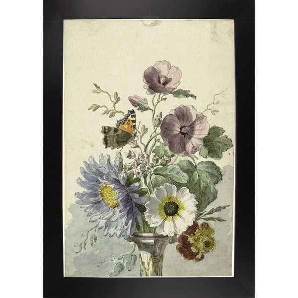 Flowers Eight-VINAPP130716 Framed Print 21"x14" by Vintage Apple Collection