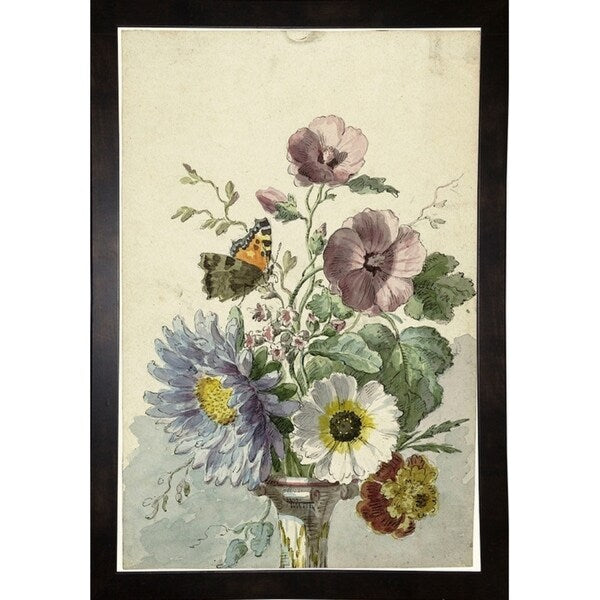 Flowers Eight-VINAPP130716 Framed Print 21"x14" by Vintage Apple Collection