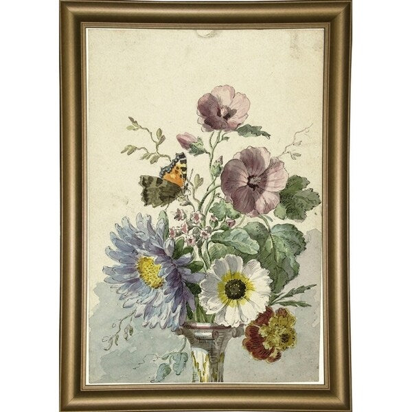 Flowers Eight-VINAPP130716 Framed Print 21"x14" by Vintage Apple Collection