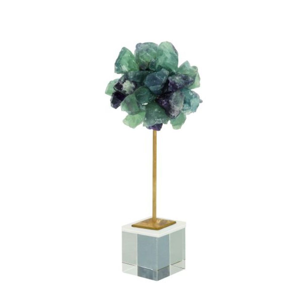 Fluorite Metal Glass 12-inch Sphere