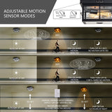 Flush Mount Outdoor Ceiling Light with Motion Sensor - 1 pack