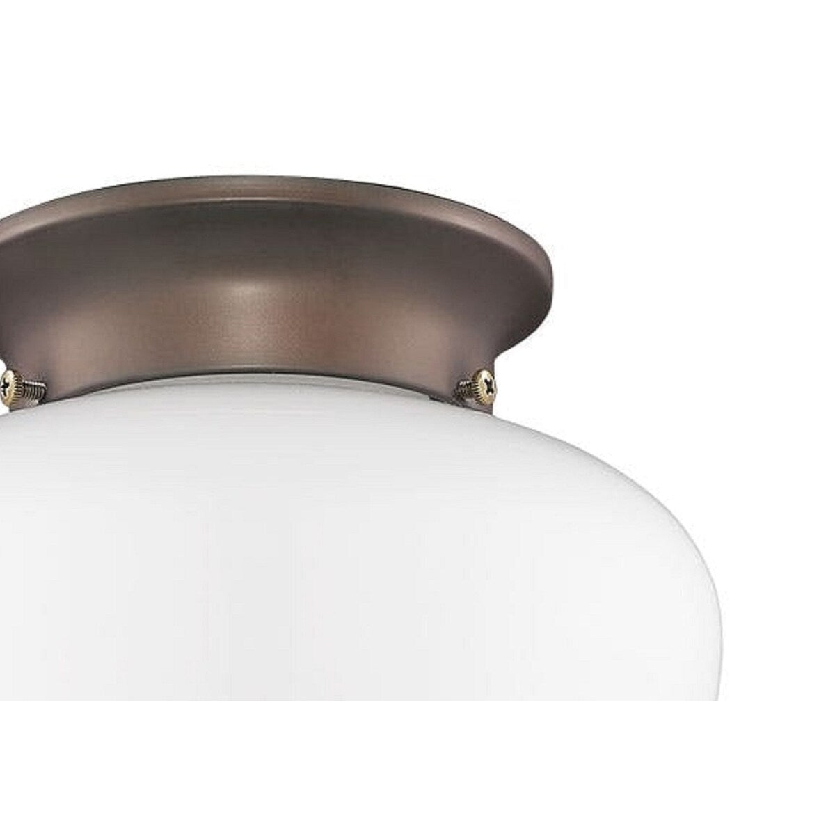 Flushmount 1 Light Farmhouse 7" High Ceiling light in Oiled Bronze