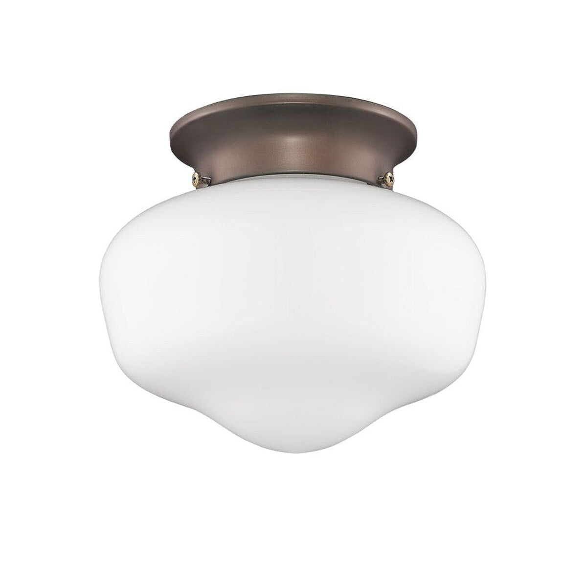 Flushmount 1 Light Farmhouse 7" High Ceiling light in Oiled Bronze