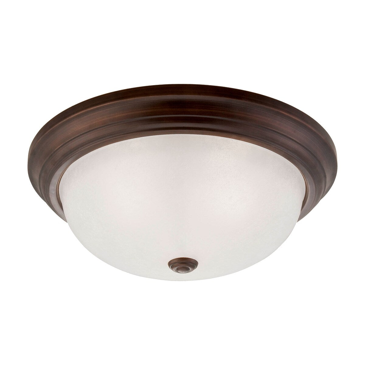 Millennium Lighting Metal Flushmount Ceiling Light in Rubbed Bronze