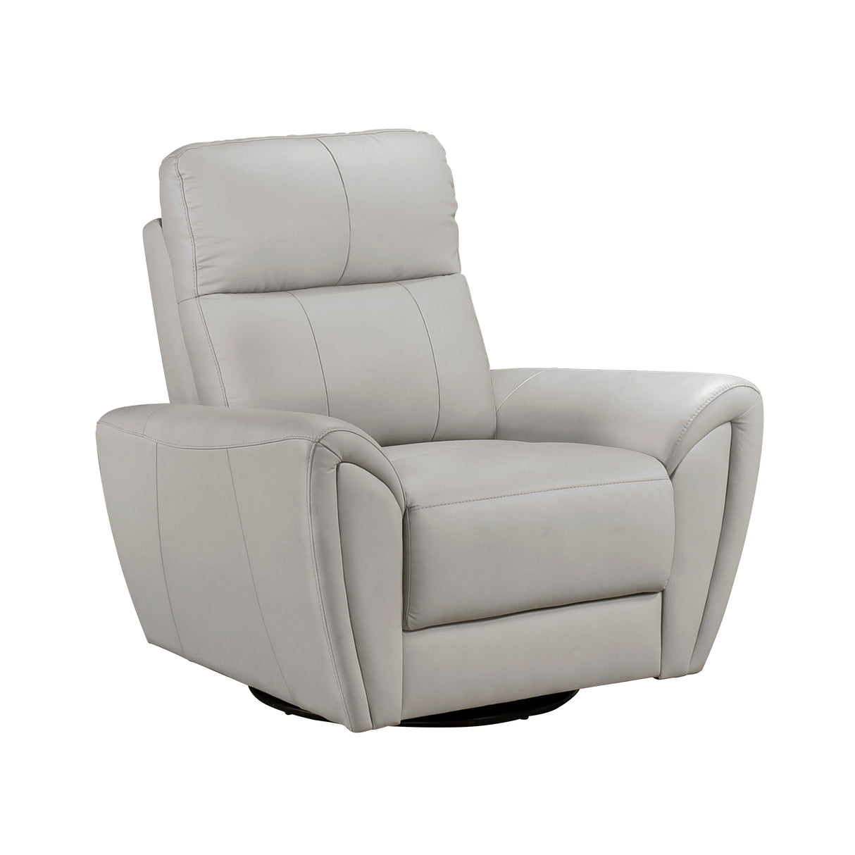 Flynn Leather Match Swivel Glider Chair - 38.5" x 35" x 39"