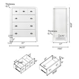 Foisy Faux Wood 4 Drawer Dresser by Christopher Knight Home