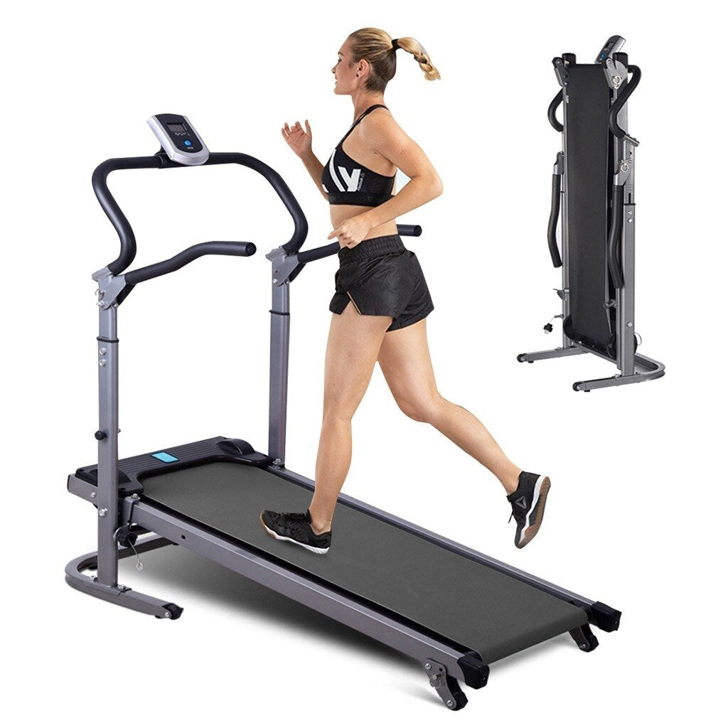 Foldable Manual Walking Treadmill No need To Plug In No Motor