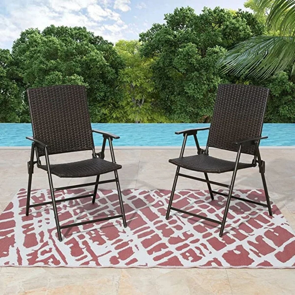 Foldable Outdoor Wicker Furniture