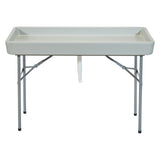 Folding Beverage Ice Cooler Table