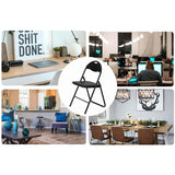 Folding Chairs 2/4/6 Pack with Cushion
