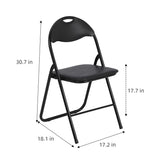 Folding Chairs 2/4/6 Pack with Cushion