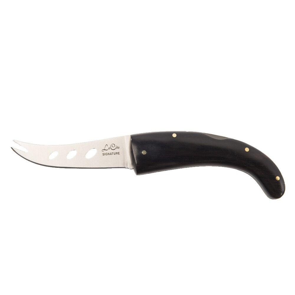 Folding Cheese Knife in Ebony Wood by La Cote